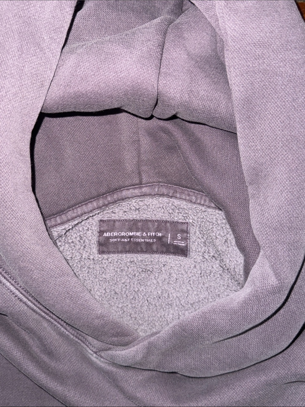 Abercrombie hoodie in brushed purple - Picture 2 of 3
